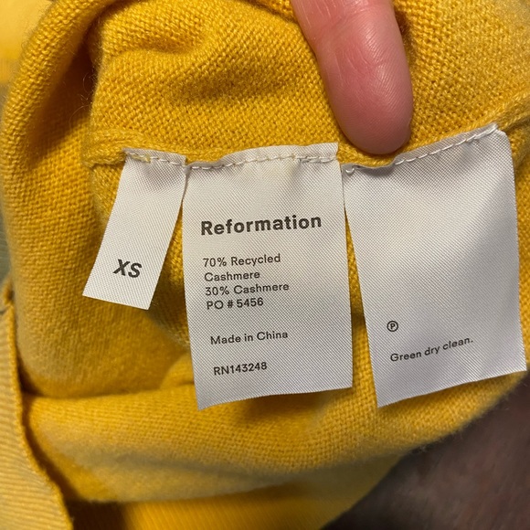 Reformation cashmere sweater xs - Picture 6 of 6